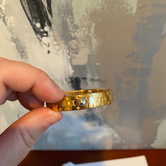 Louis Vuitton Nanogram Bracelet 19 Gold - Picture 9 of 9